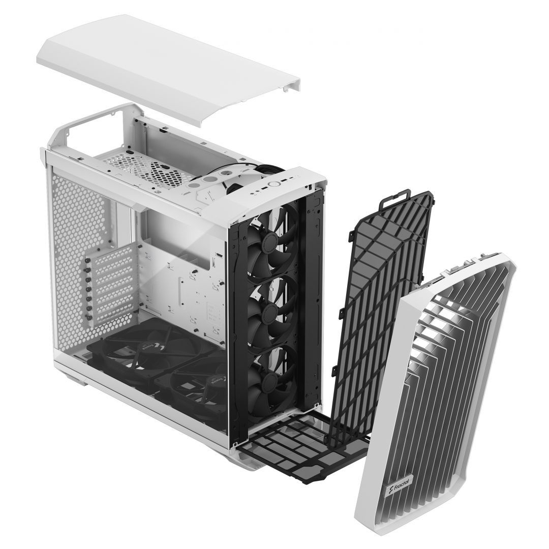 Fractal Design Torrent Tempered Glass Clear White