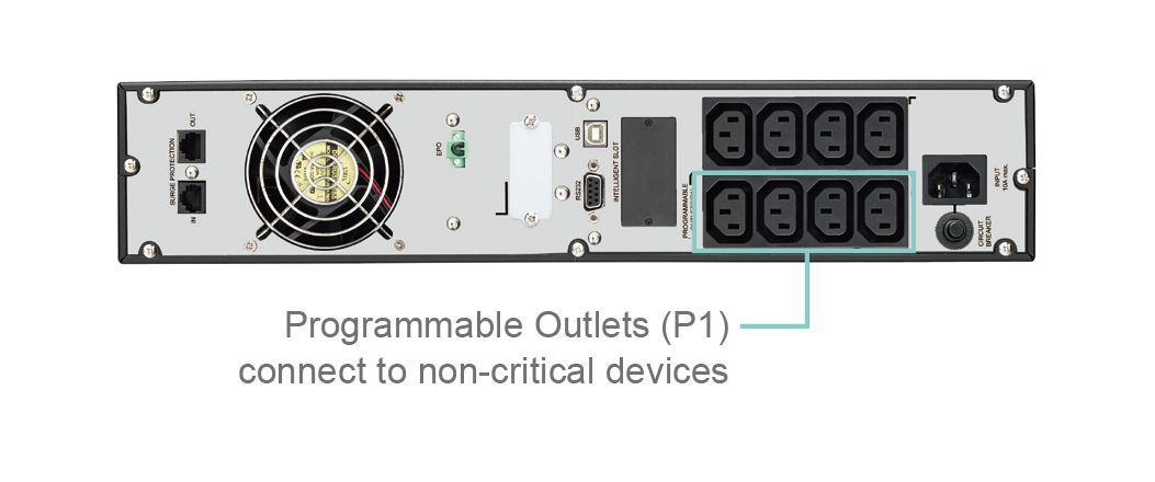 FSP EUFO2K Eufo LCD 2000VA UPS