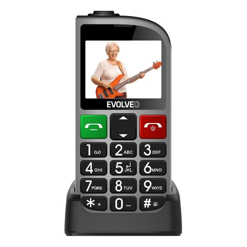 Evolveo EasyPhone EP-801 FL DualSIM Silver