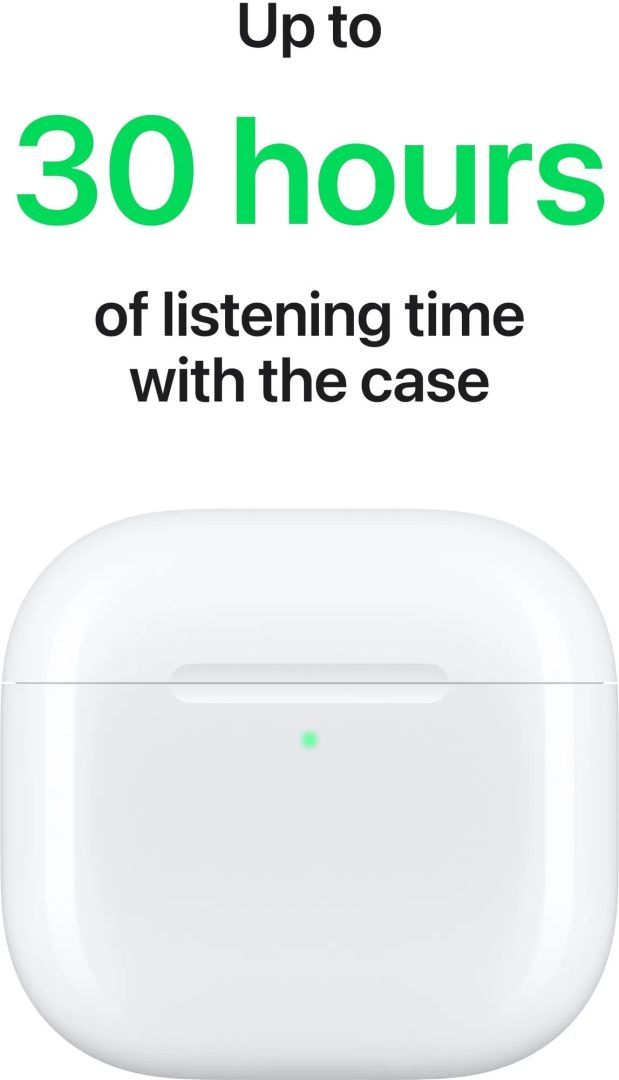 Apple AirPods 4 (USB-C) with ANC Headset White