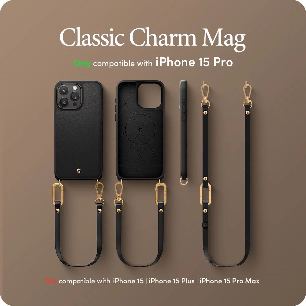 Spigen Cyrill Classic Charm MagSafe iPhone 15 Pro Black