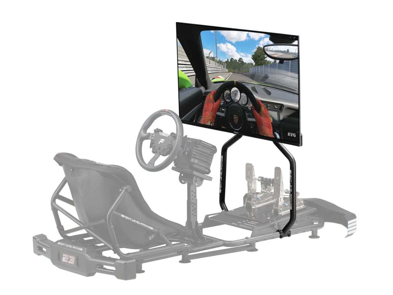 Next Level Racing Go Kart Plus Direct Monitor Mount Black