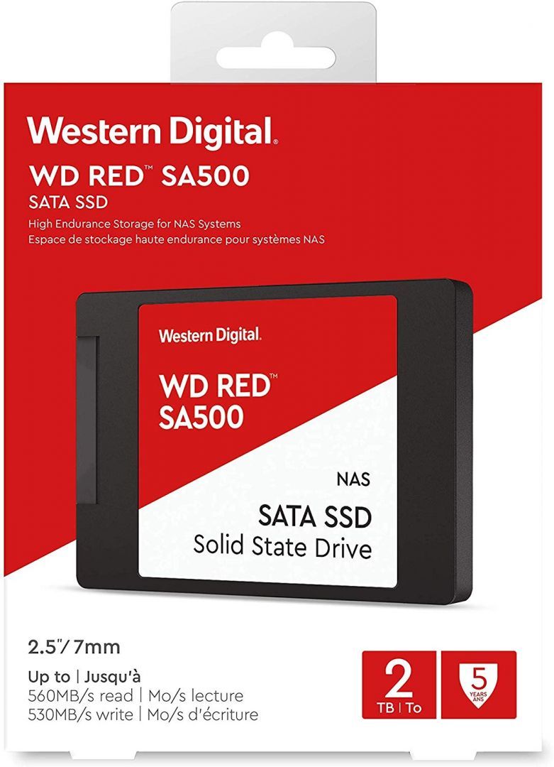 Western Digital 2TB 2,5" SATA3 SA500 Red