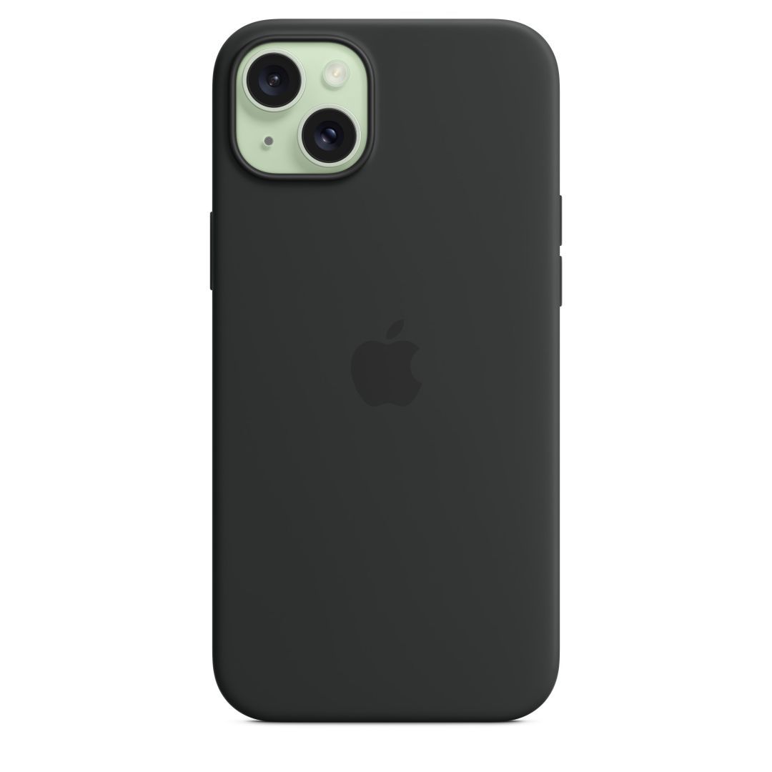 Apple iPhone 15 Plus Silicone Case with MagSafe Black