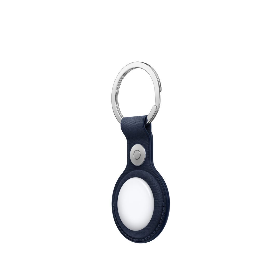 Apple AirTag FineWoven Key Ring Deep Blue