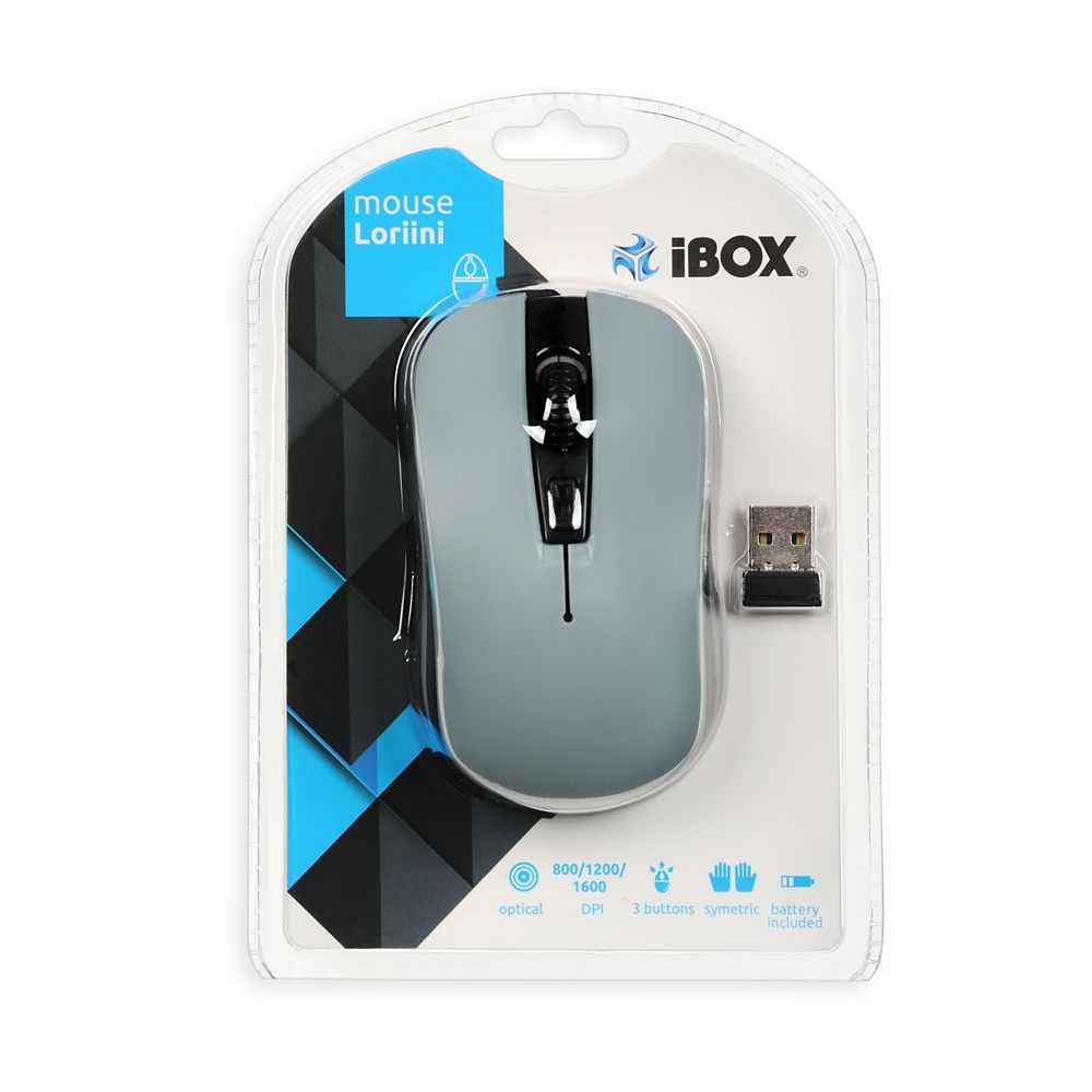 iBox LORIINI Wireless Mouse Black