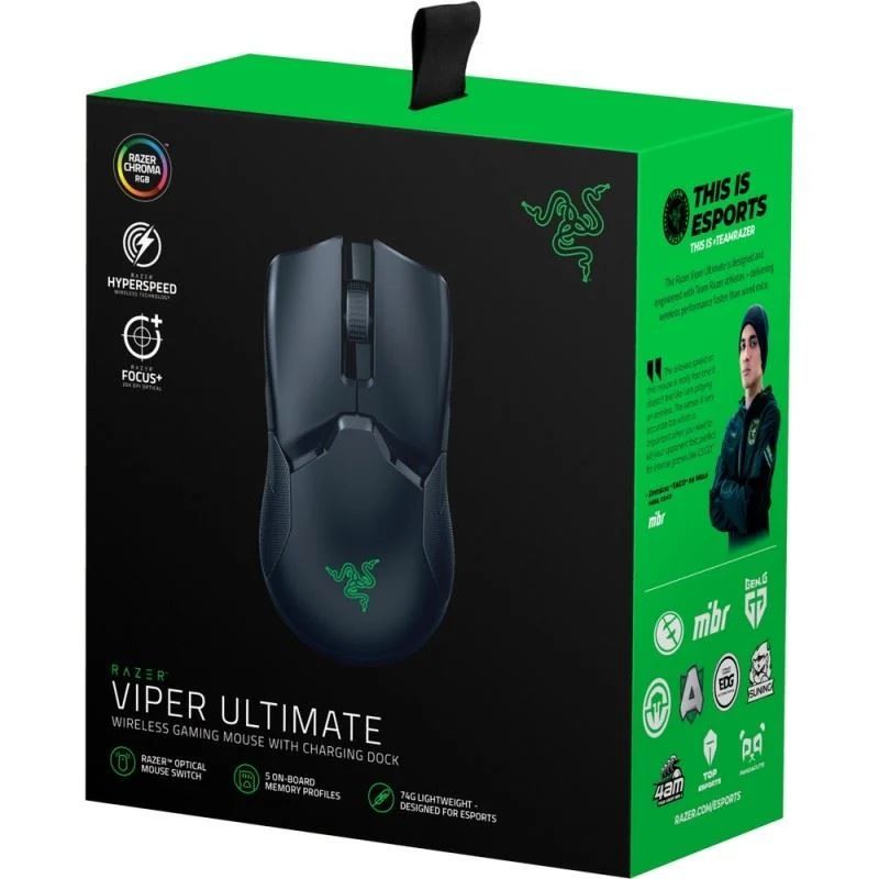 Razer Viper Ultimate wireless mouse Set Black