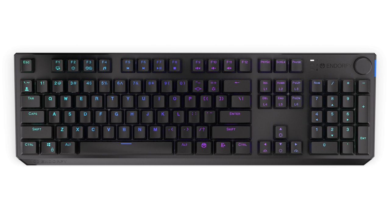 Endorfy Thock Wireless Red Switch Mechanical Keyboard Black US