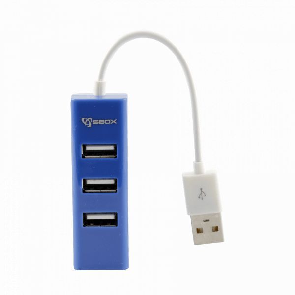 SBOX H-204BL USB 2.0 HUB 4 port Blue