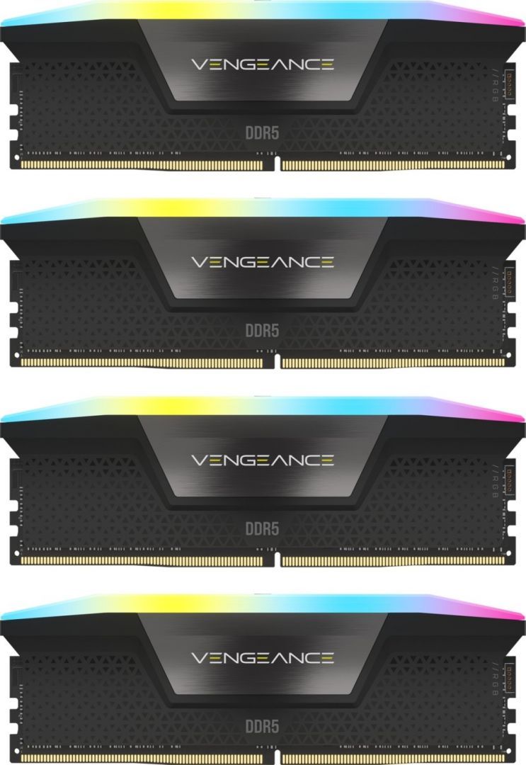 Corsair 192GB DDR5 5200MHz Kit(4x48GB) Vengeance RGB Black