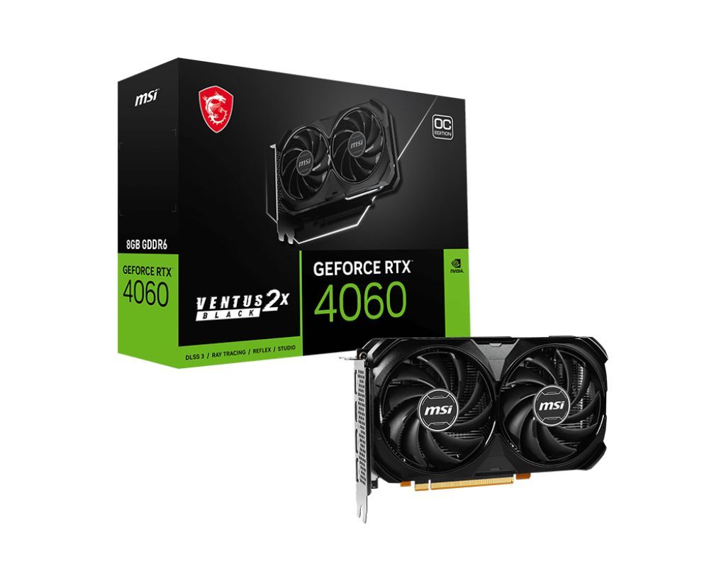 Msi RTX4060 VENTUS 2X BLACK 8G OC