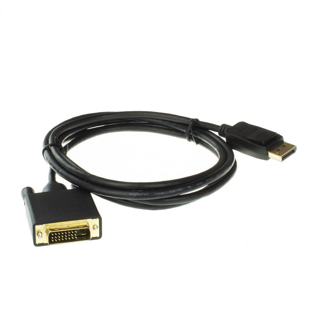 ACT AC7505 DisplayPort to DVI-D (Dual Link) (24+1) adapter cable 1,8m Black