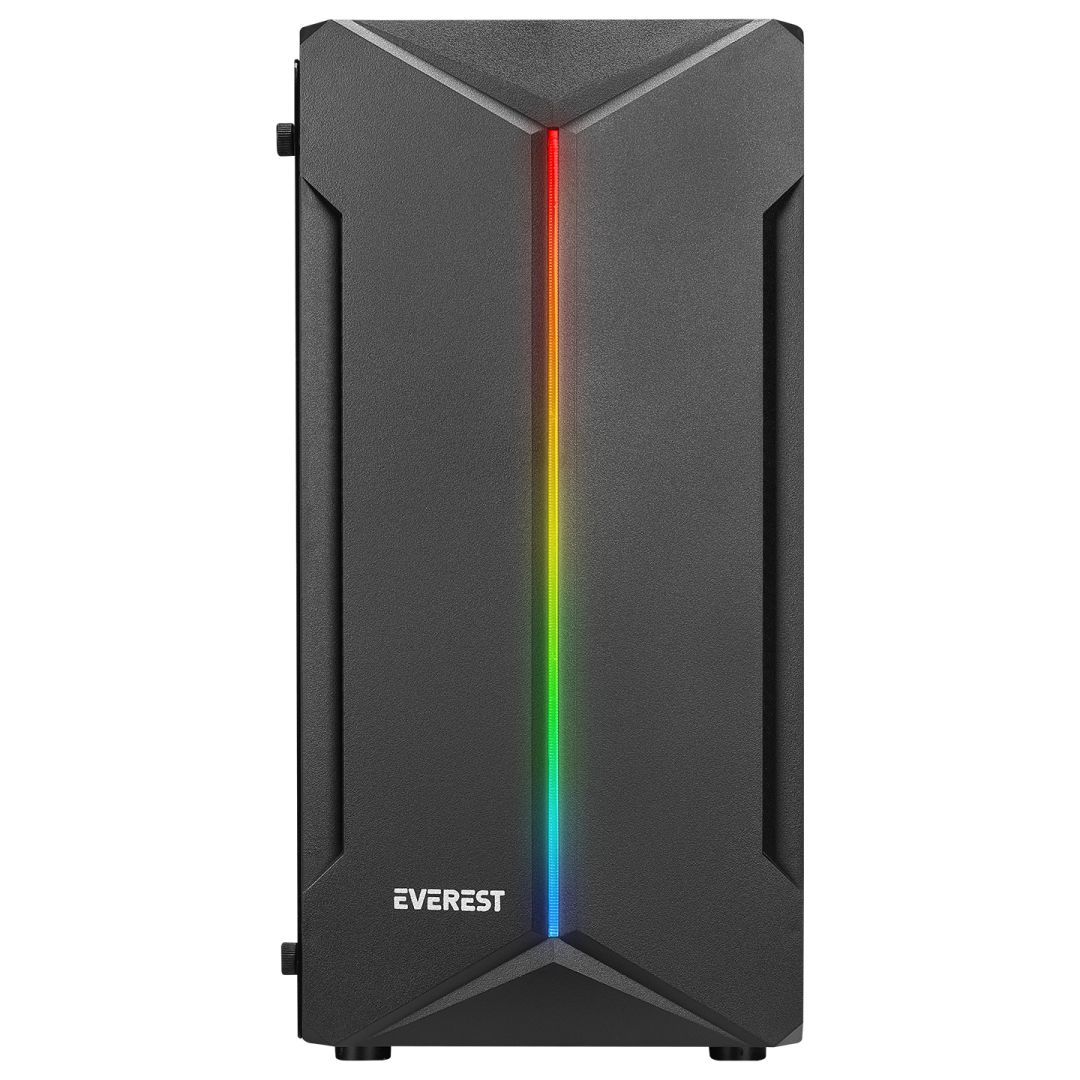 Everest SABER RGB 250W Tempered Glass Black