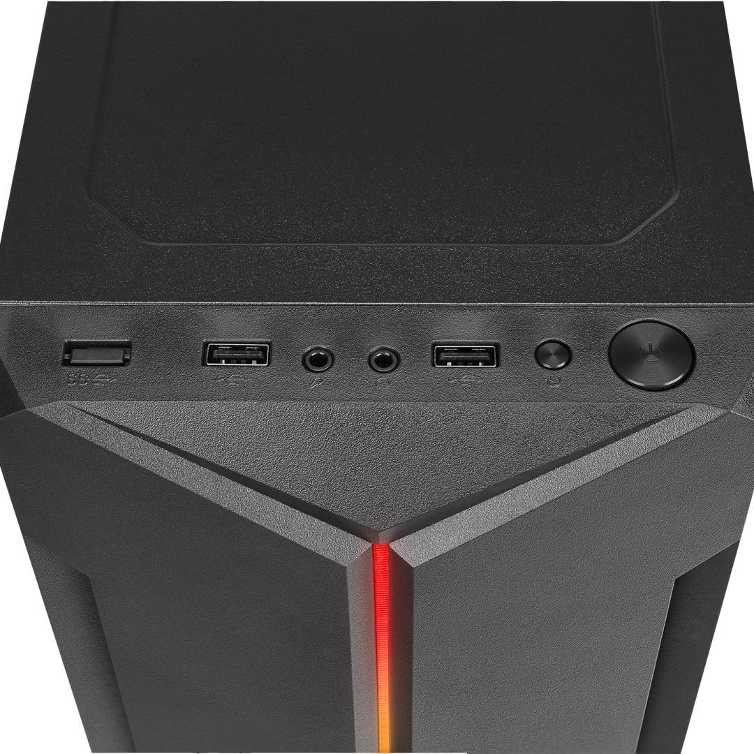 Everest SABER RGB 250W Tempered Glass Black