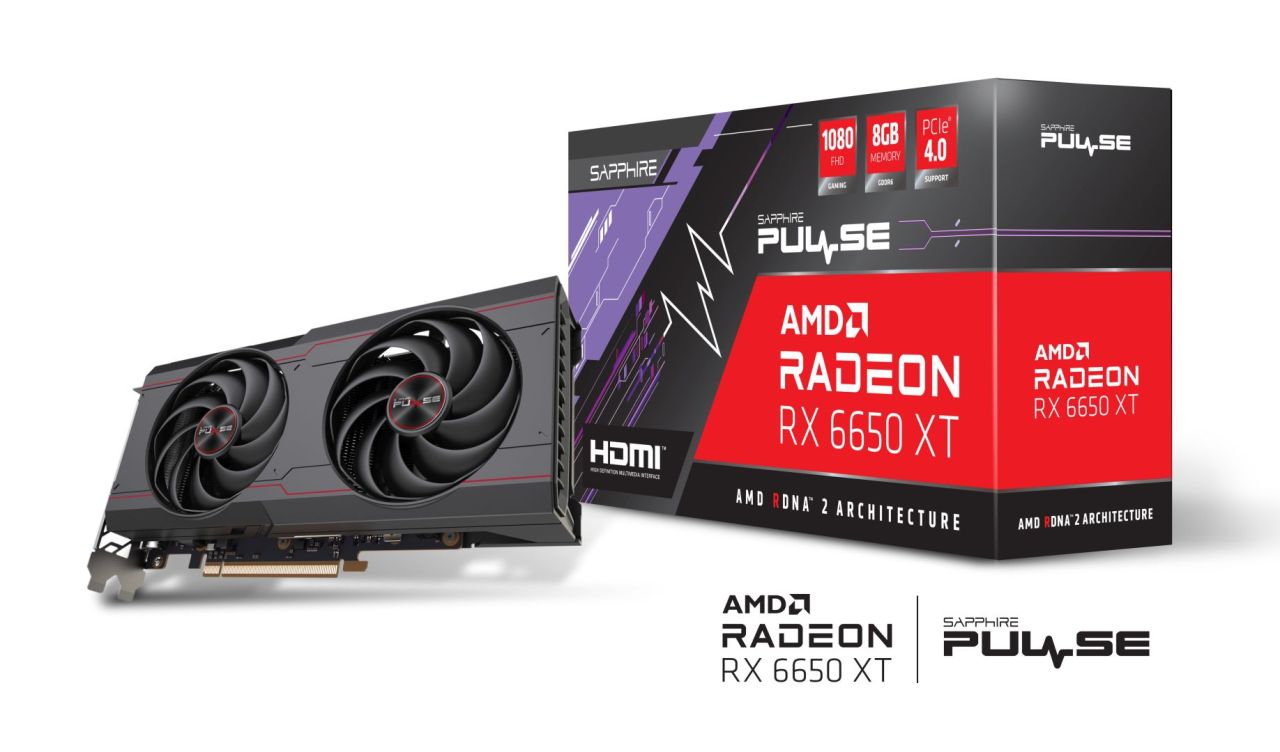 Sapphire Radeon RX6650 XT 8GB DDR6 Gaming Pulse