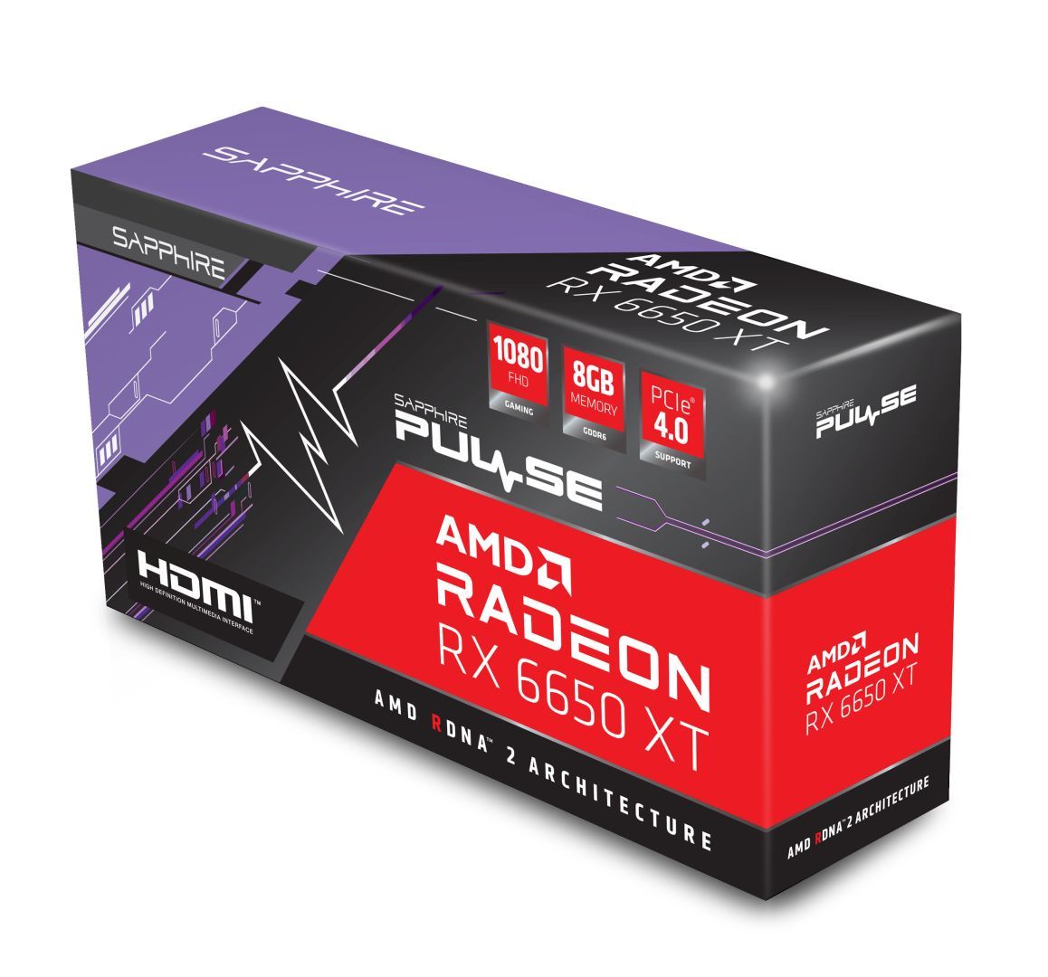 Sapphire Radeon RX6650 XT 8GB DDR6 Gaming Pulse