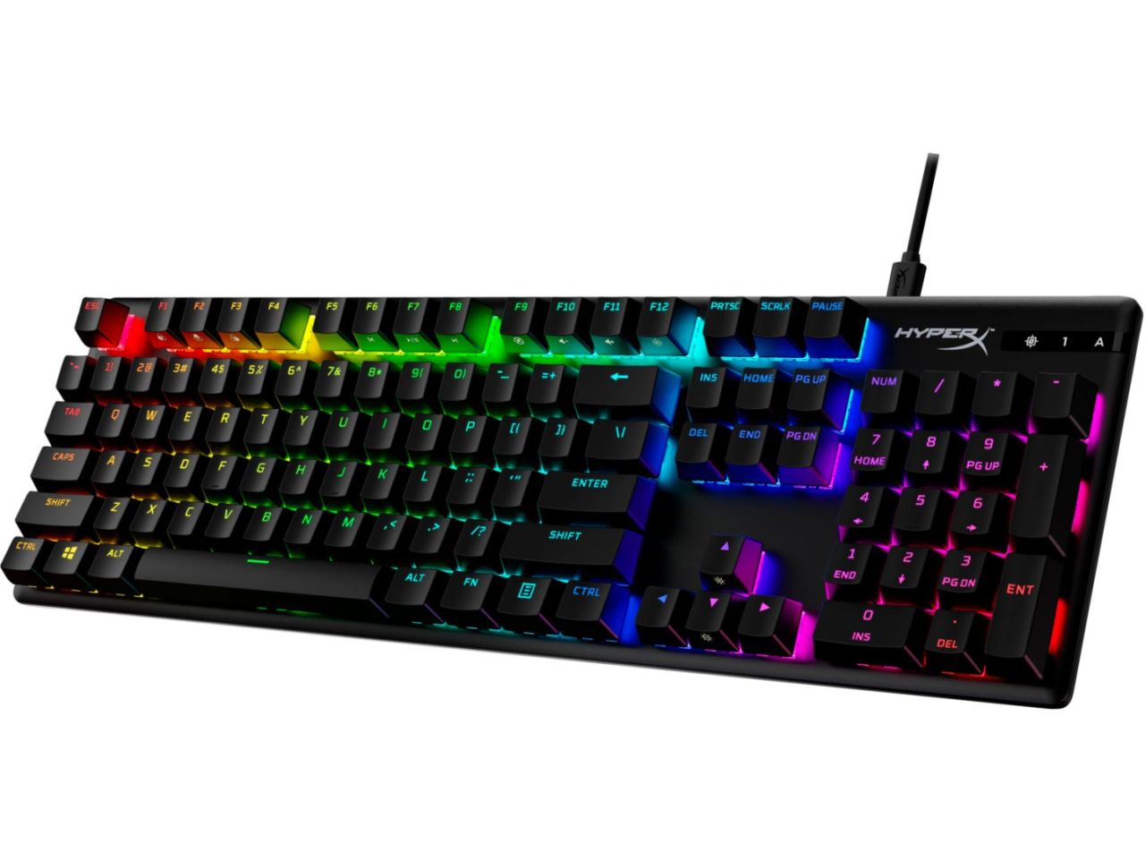 HP HyperX Alloy Origins Mechanical Gaming Keyboard PBT RGB Black US