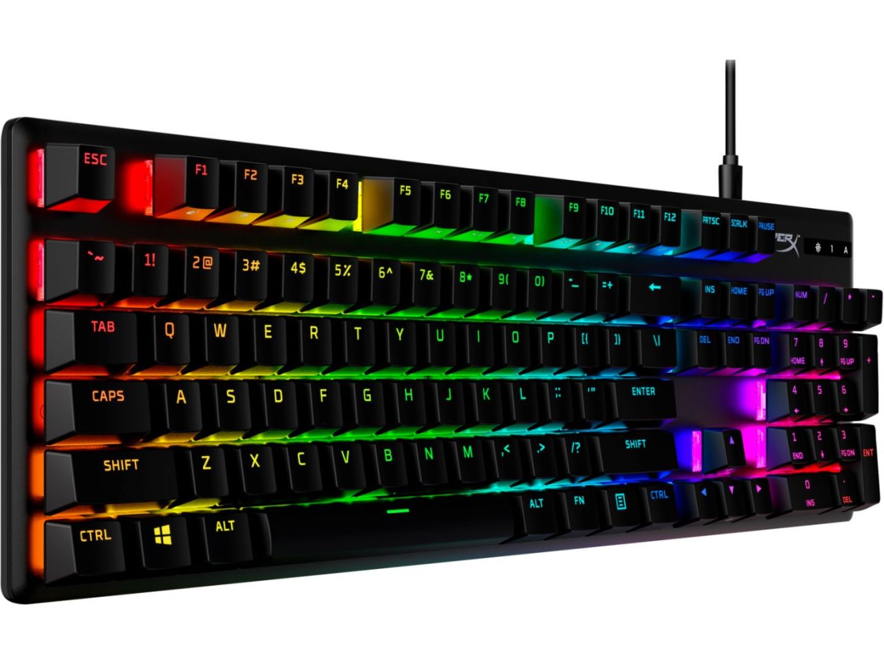 HP HyperX Alloy Origins Mechanical Gaming Keyboard PBT RGB Black US