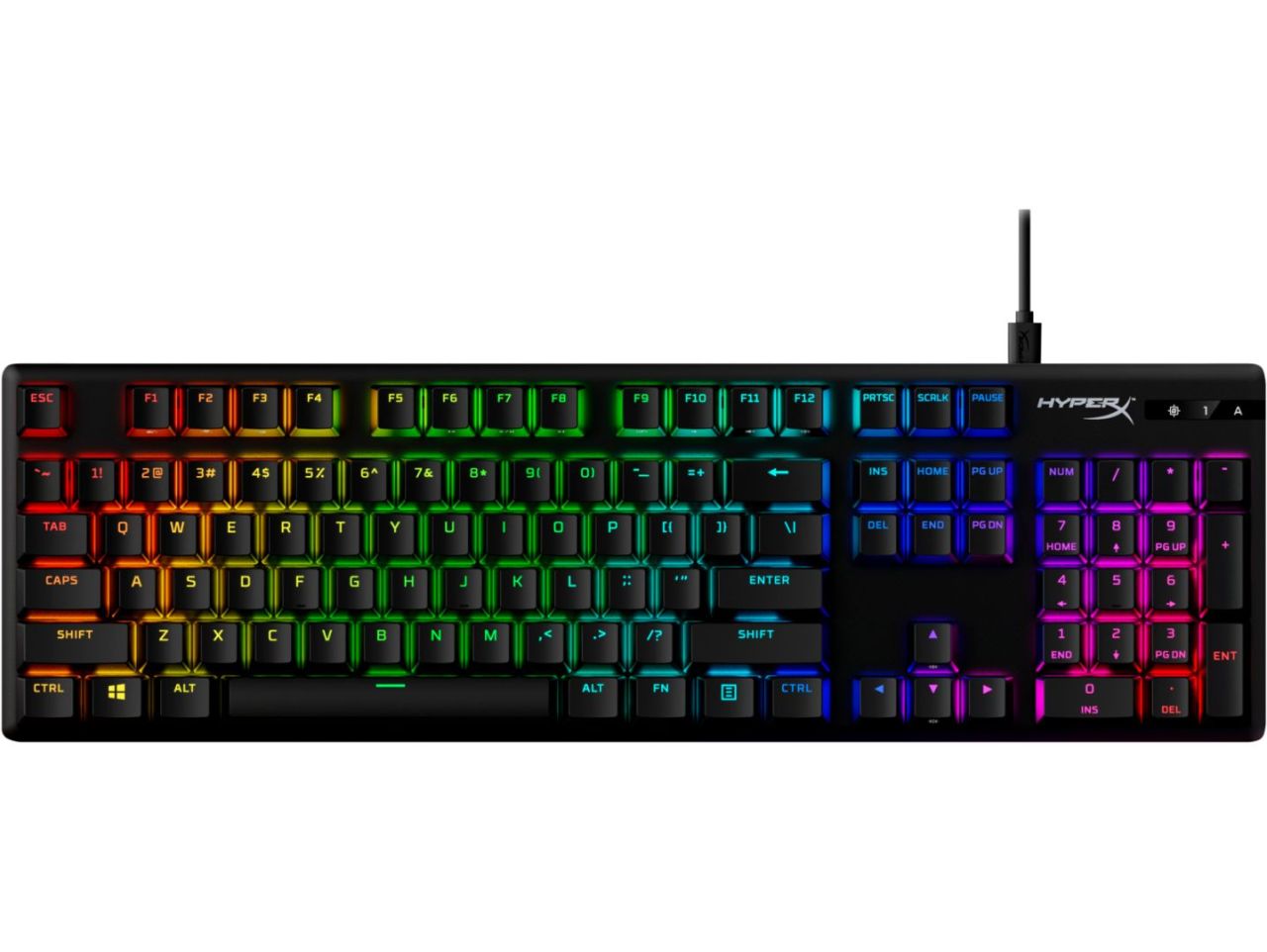 HP HyperX Alloy Origins Mechanical Gaming Keyboard PBT RGB Black US