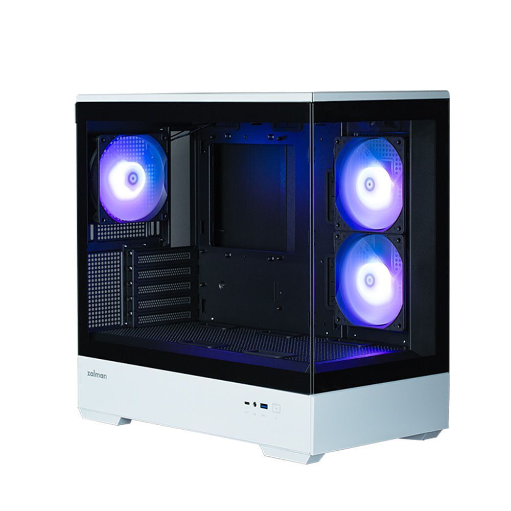 Zalman P30 BW Tempered Glass Black/White