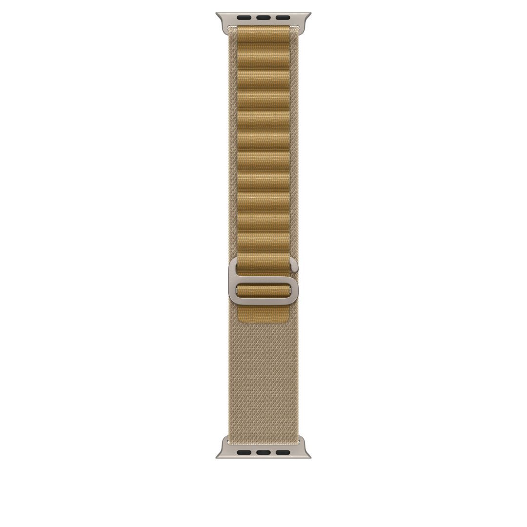 Apple Watch 49mm Loop Tan-Natural Titanium Large