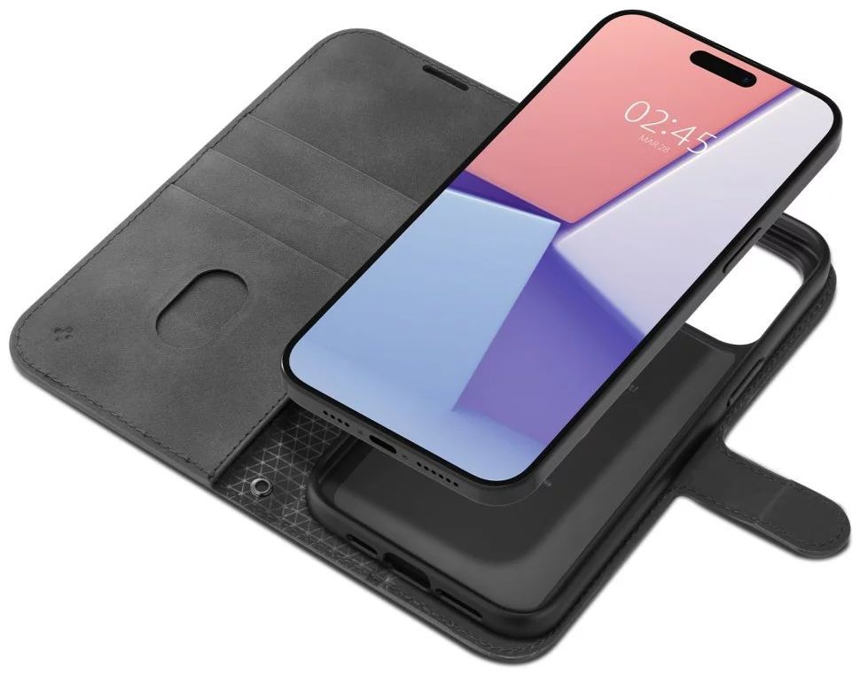 Spigen Wallet S Pro for iPhone 15 Pro Max Black