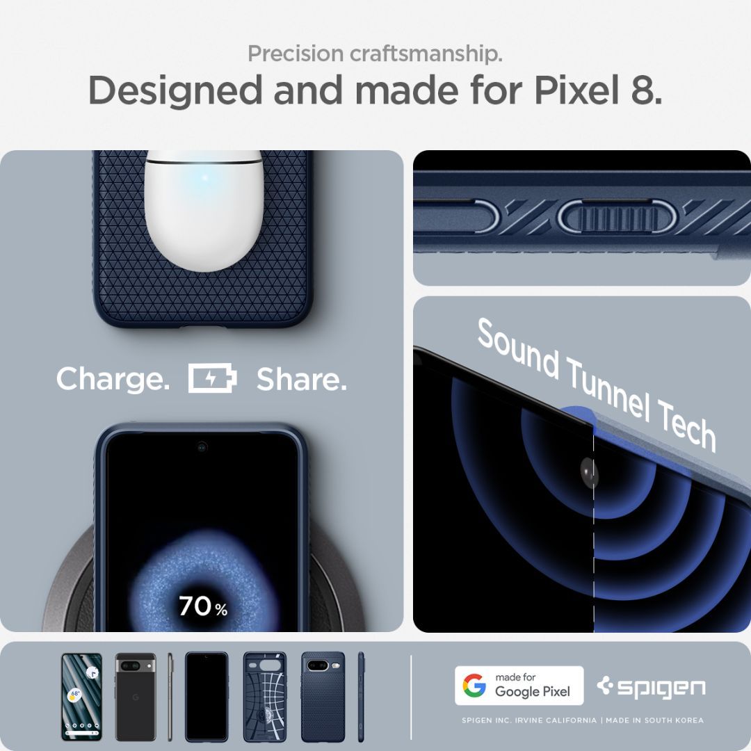 Spigen Google Pixel 8 Liquid Air Navy Blue