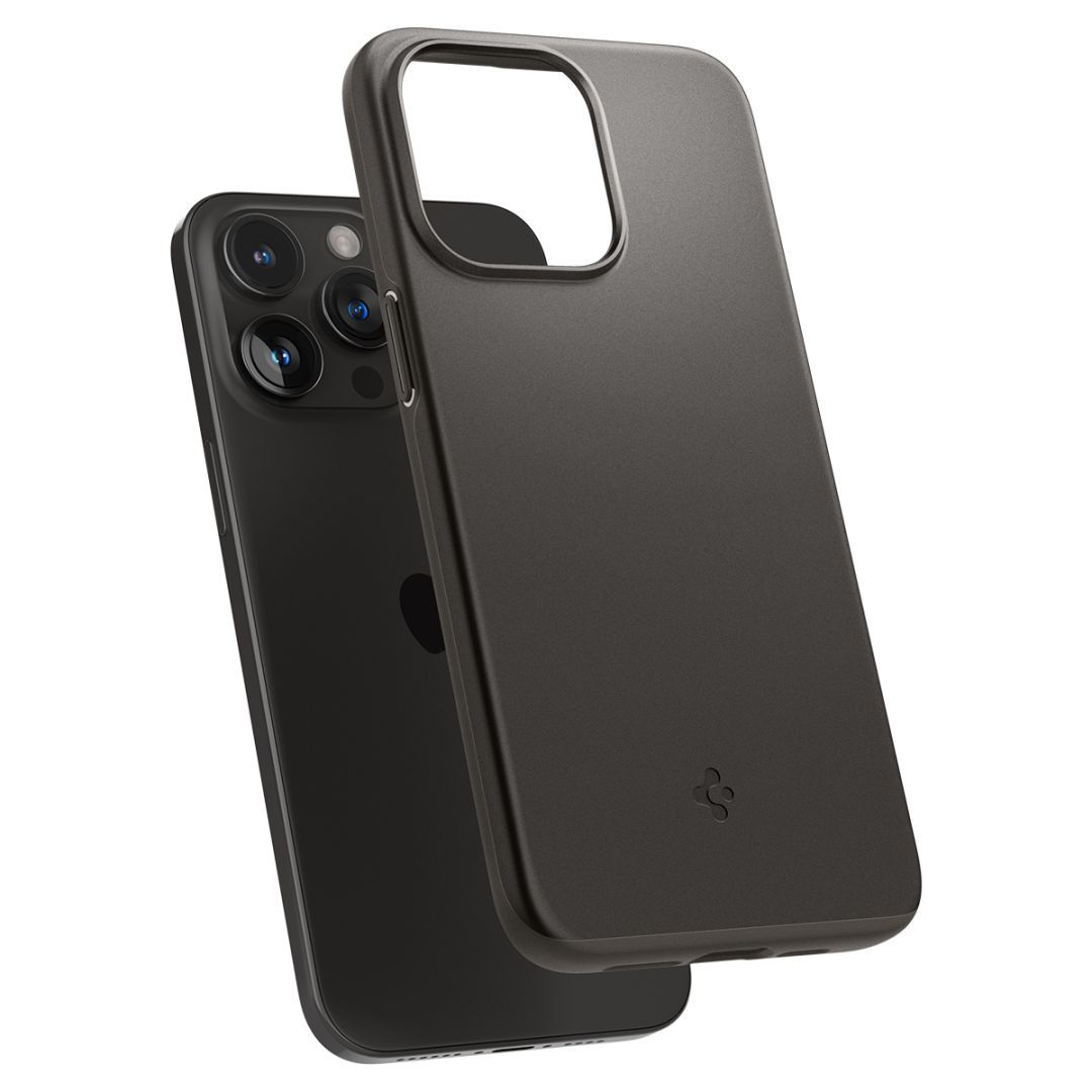 Spigen iPhone 15 Pro Max Case Thin Fit Gunmetal