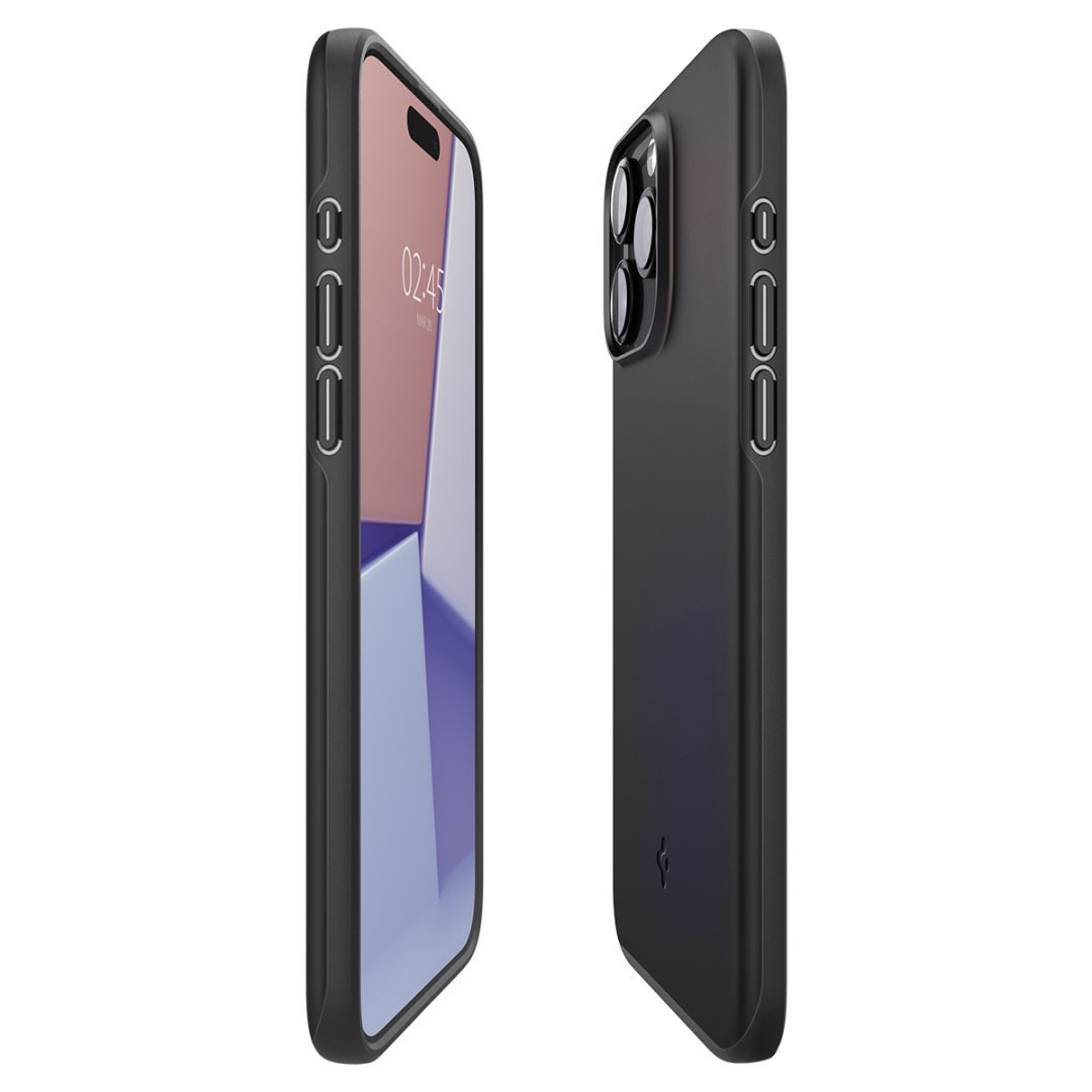 Spigen iPhone 15 Pro Case Thin Fit Black