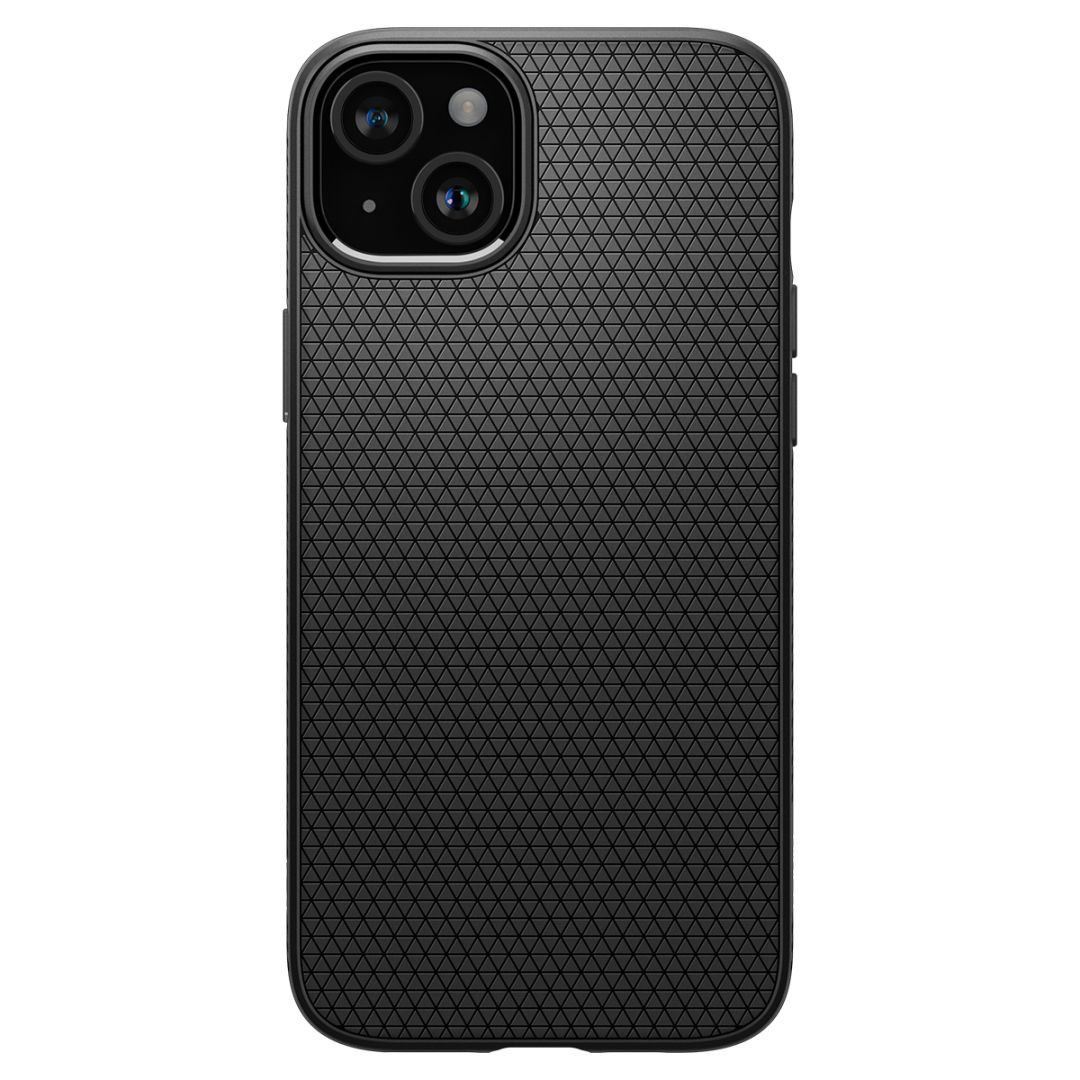 Spigen iPhone 15 Case Liquid Air Matte Black