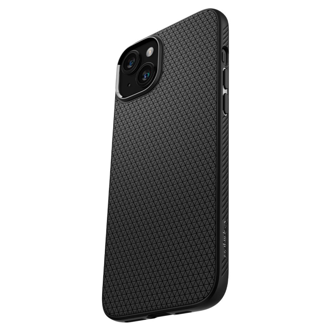 Spigen iPhone 15 Case Liquid Air Matte Black