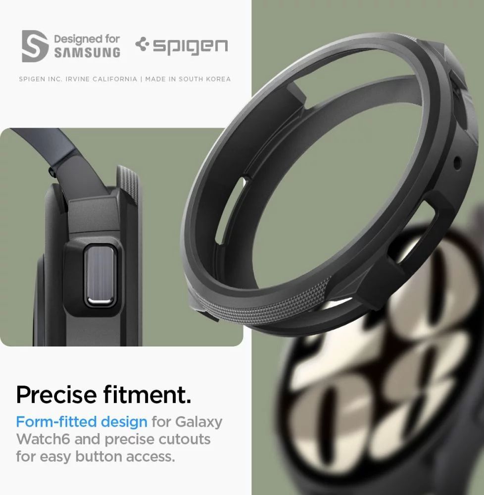 Spigen Liquid Air Samsung Galaxy Watch6 44mm Matte Black