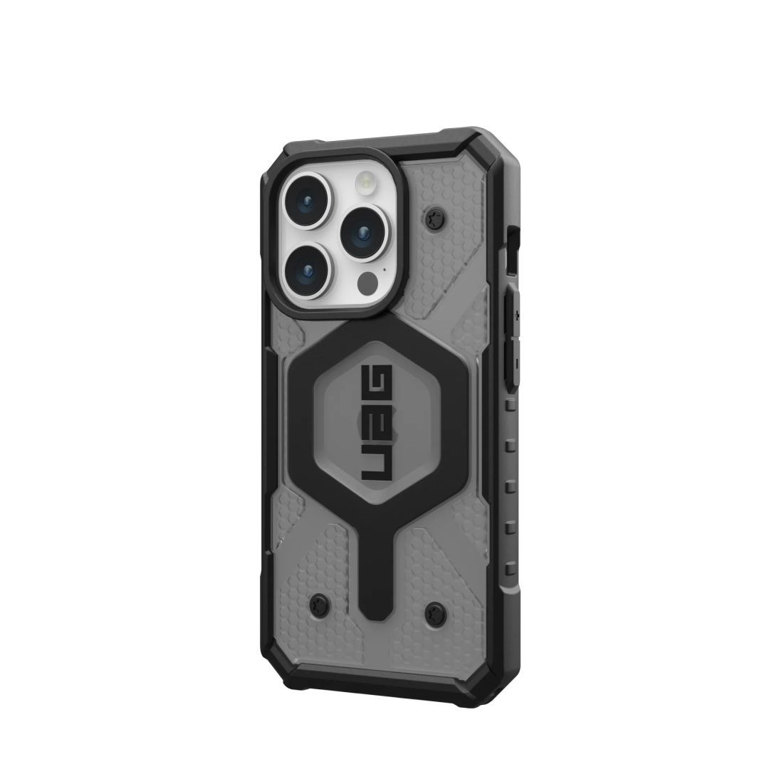 UAG Pathfinder case for MagSafe iPhone 15 Pro Ash