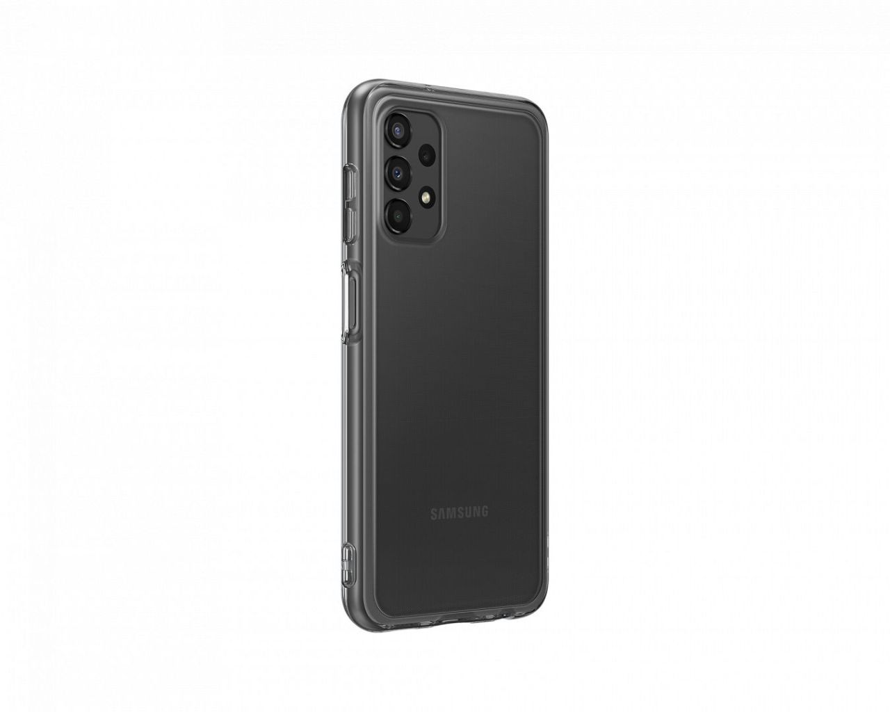 Samsung A13 Soft Clear Cover Black