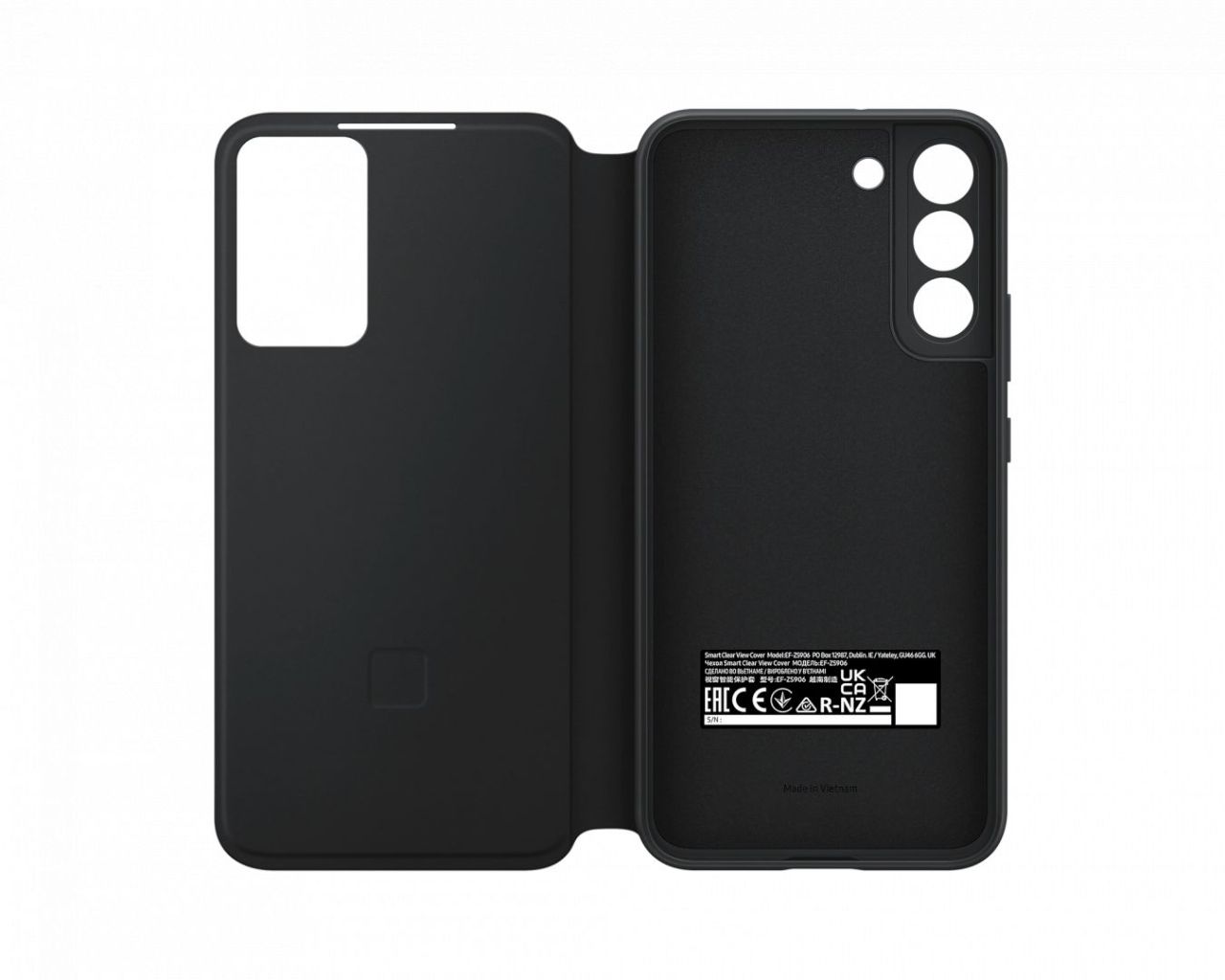 Samsung Galaxy S22+ Smart Clear View Cover Black