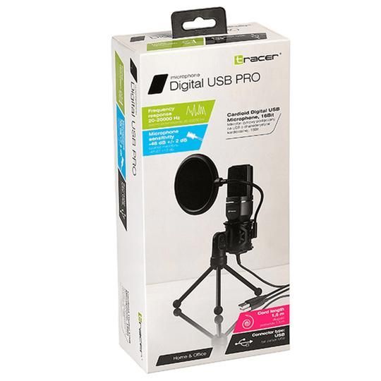 Tracer Digital Pro Microphone Set Black