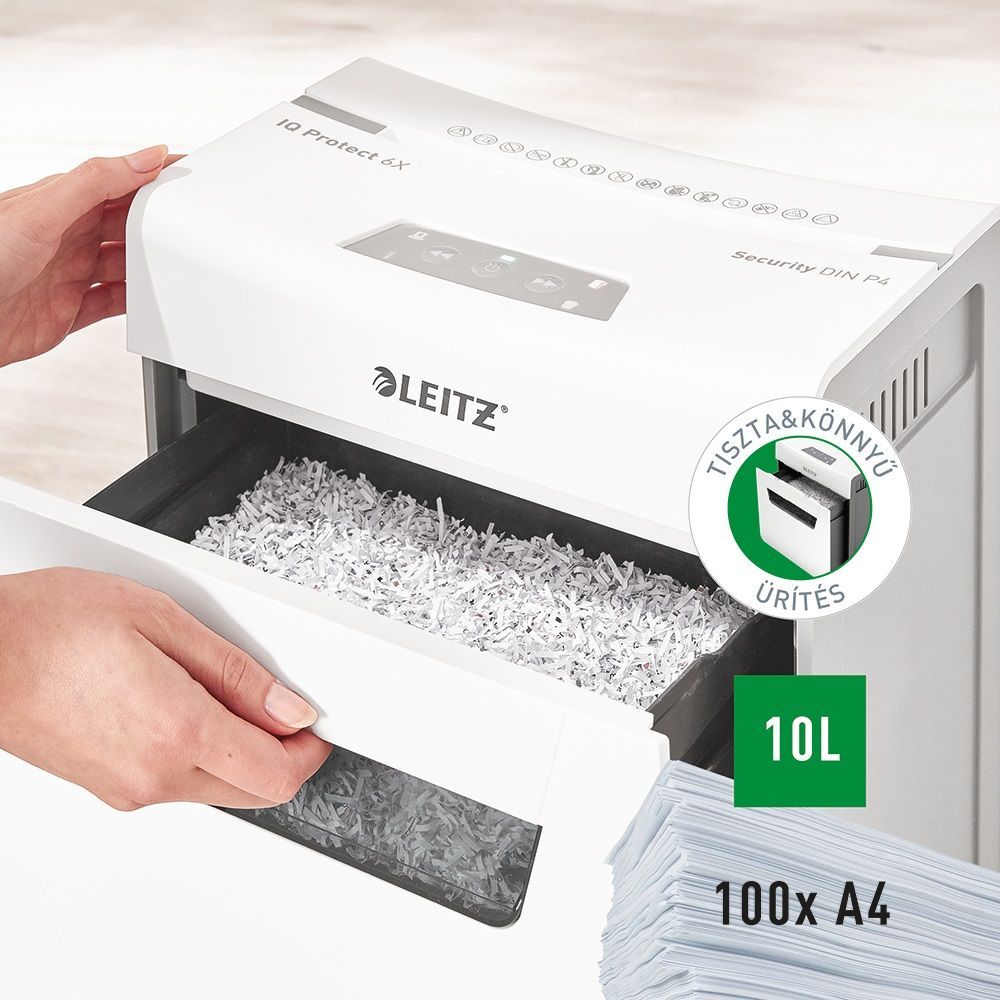 Leitz IQ Protect Premium 6X iratmegsemmisítő White