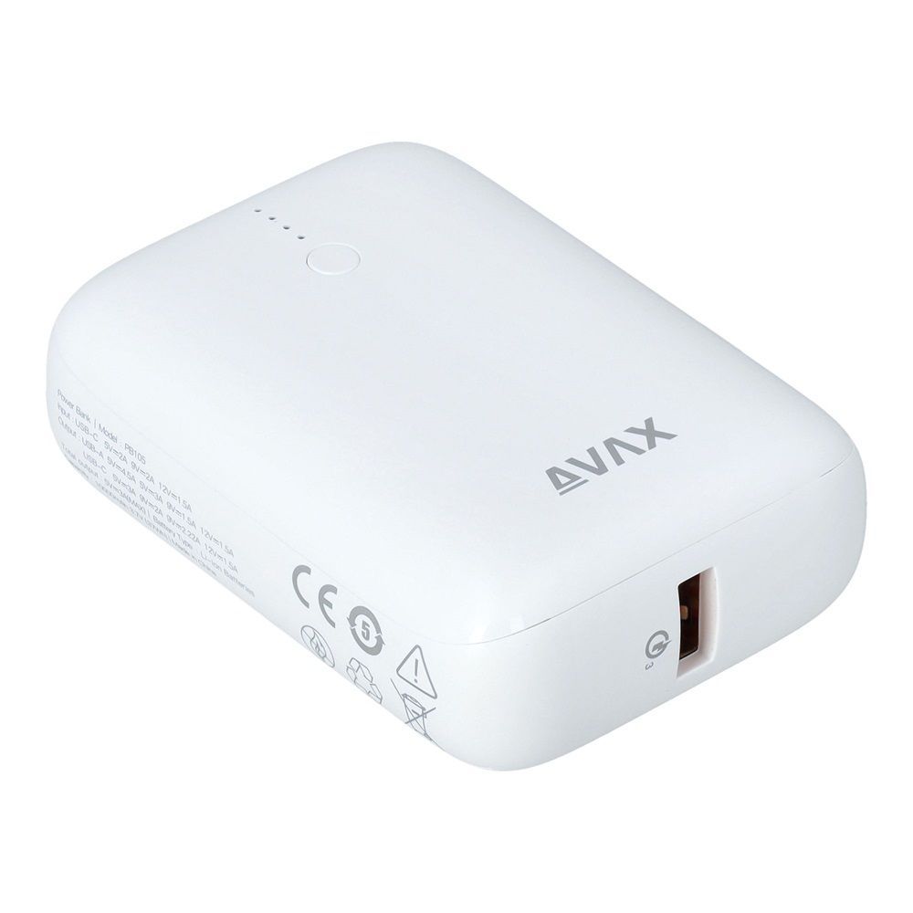 Avax PB105W MINI 10000mAh PowerBank White