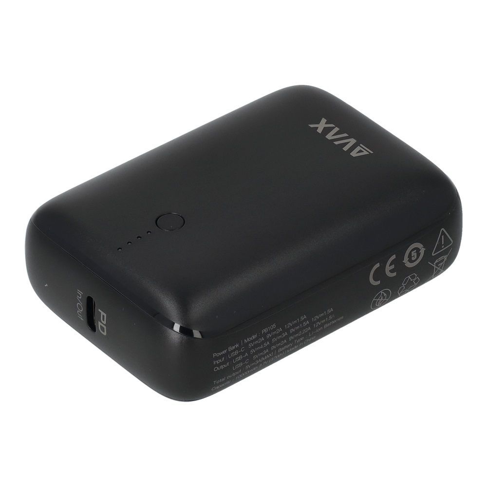 Avax PB105B MINI 10000mAh PowerBank Black