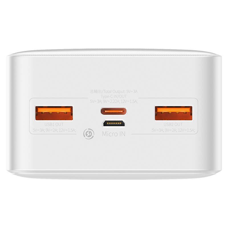 Baseus Bipow 30000mAh PowerBank White