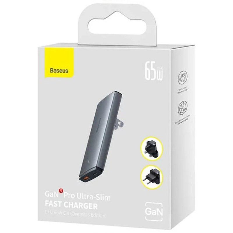 Baseus GaN5 65W Wall Charger Black