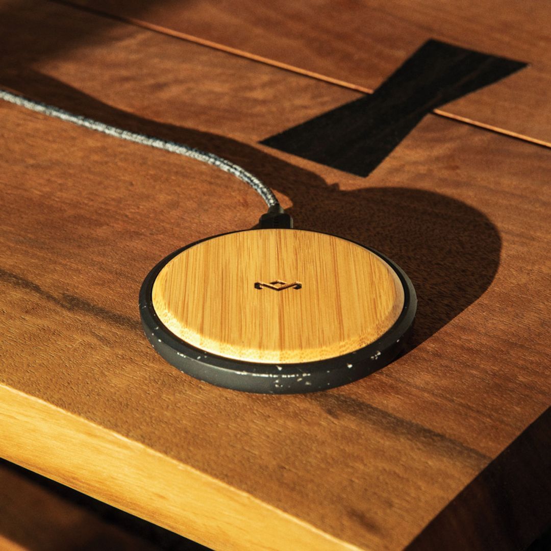 Marley OneDrop Wireless Charger Black/Wood