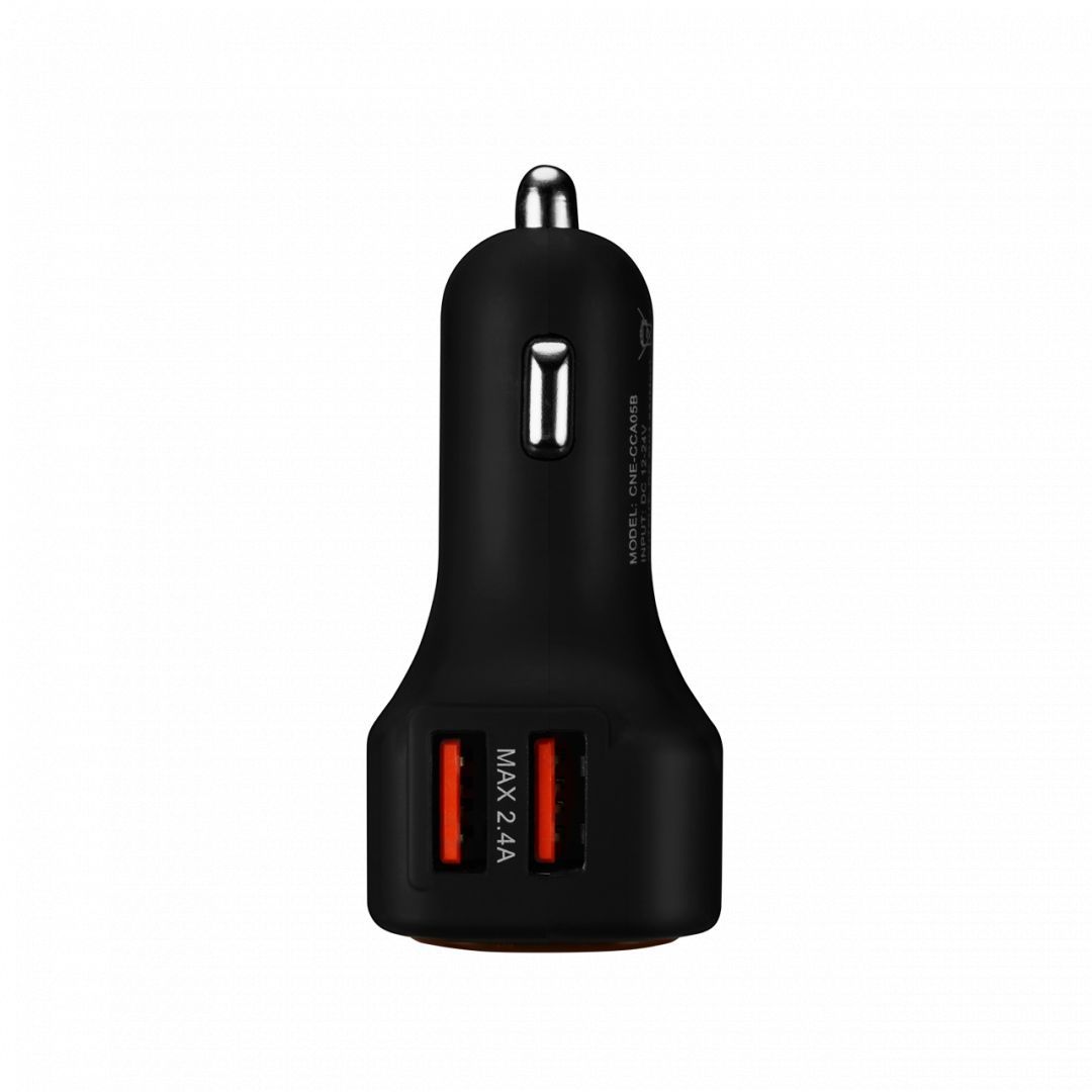 Canyon CNE-CCA05B Dual USB Car Charger Black