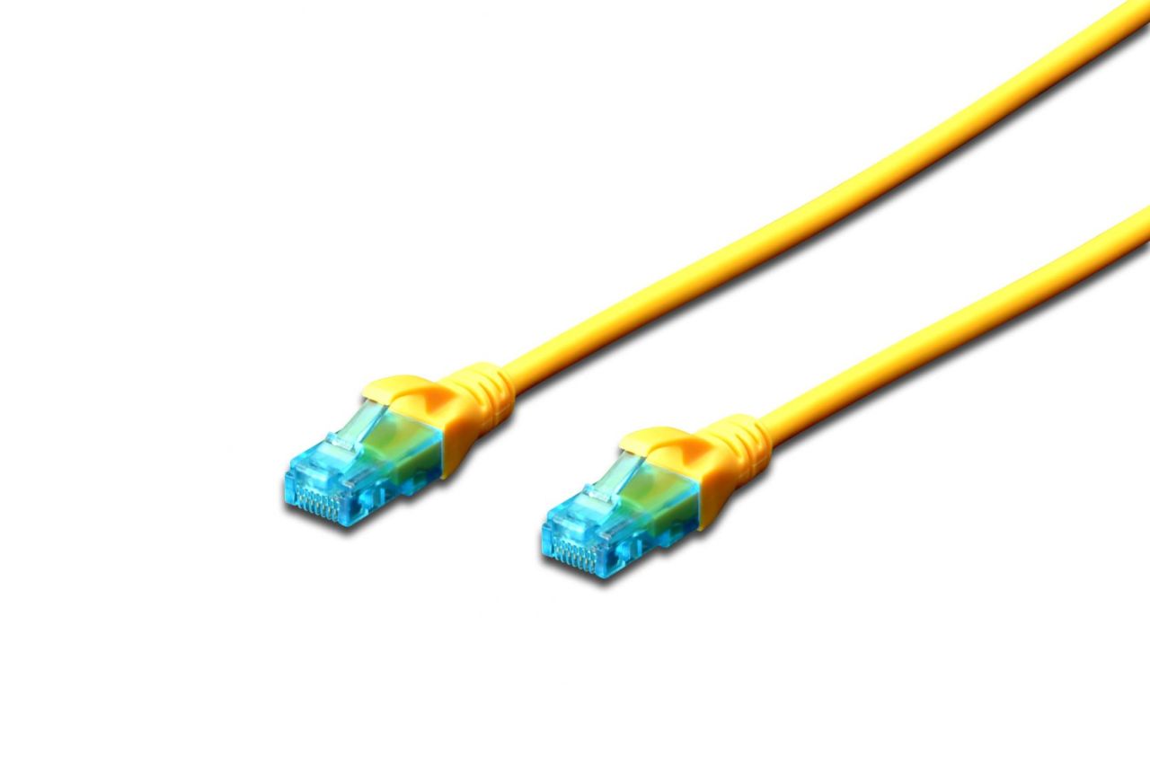 Digitus CAT5e U-UTP Patch Cable 3m Yellow