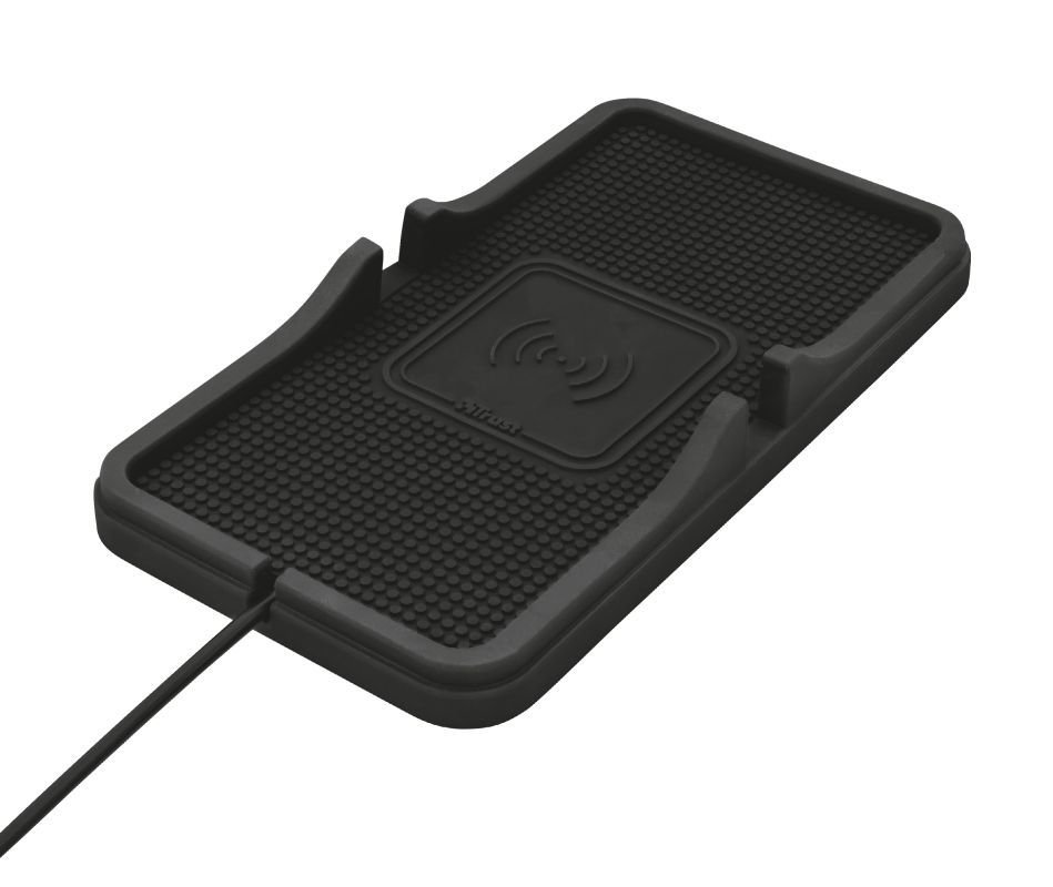 Trust Flexo Wireless Charging Car Mat Black