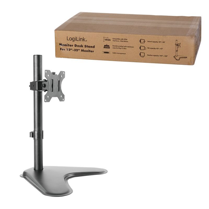 Logilink BP0044 13"-32" Monitor Desk Stand Black