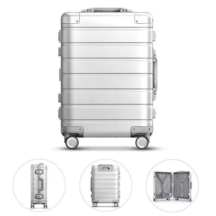 Xiaomi Metal Carry-on Luggage 20" Gurulós utazó bőrönd Silver