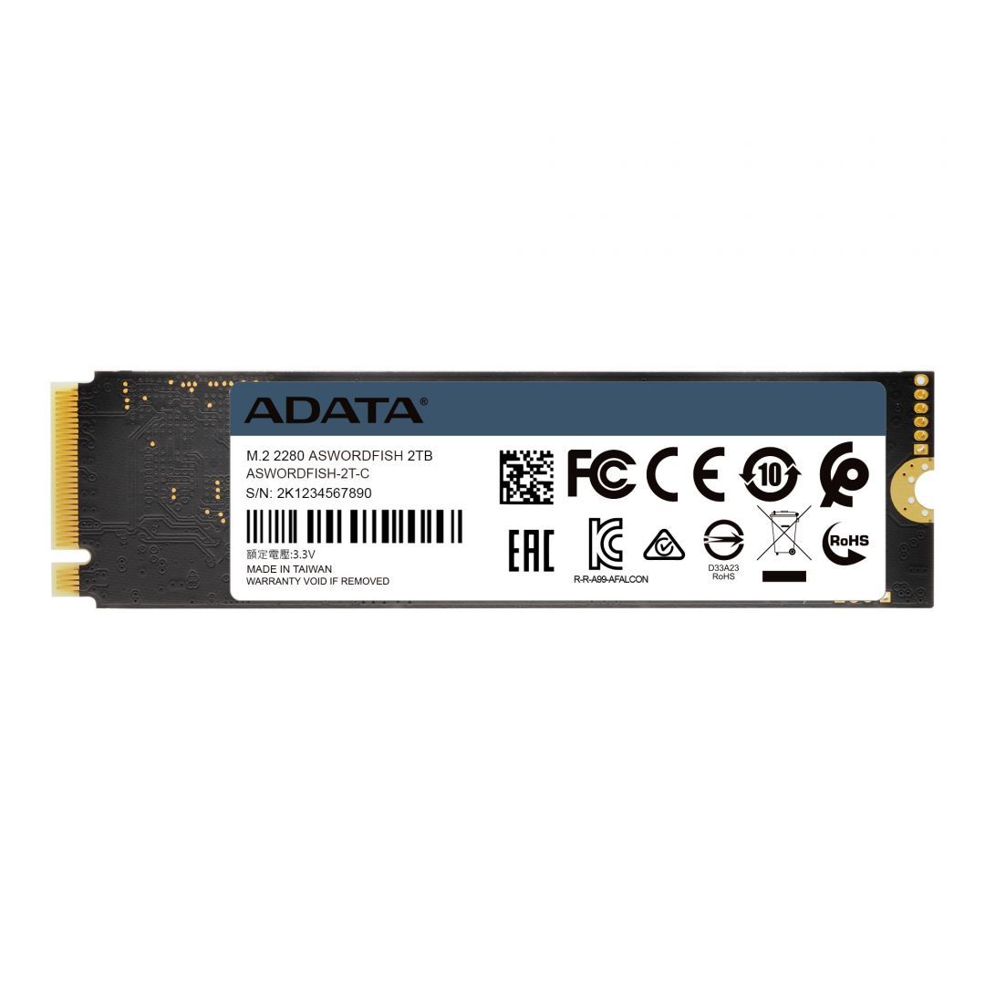 A-Data 500GB M.2 2280 NVMe SwordFish