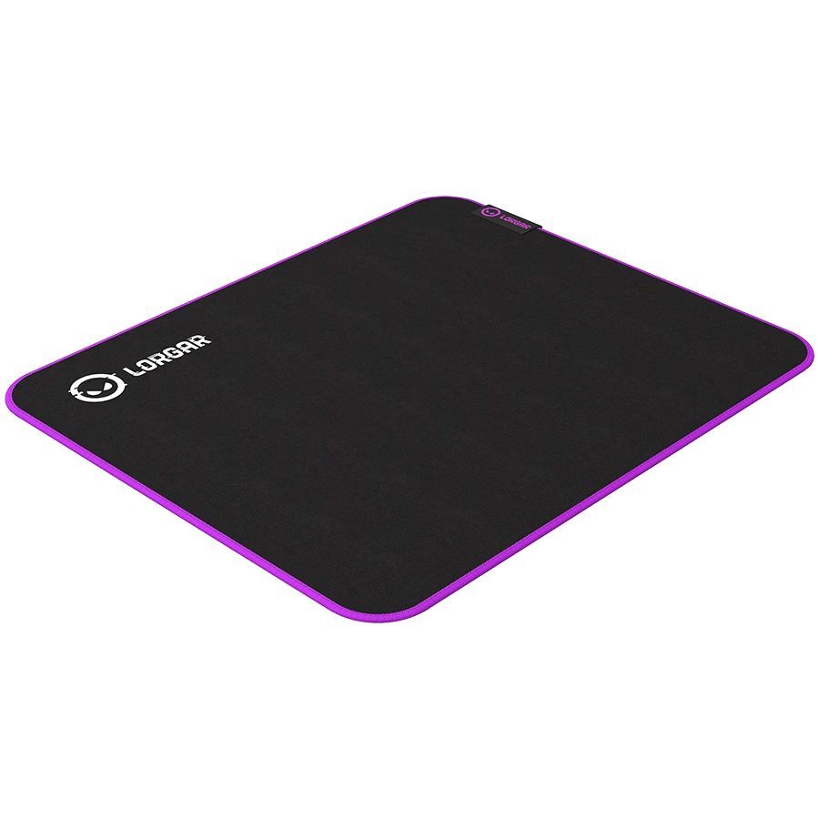 LORGAR Main 313 Egérpad Black/Purple