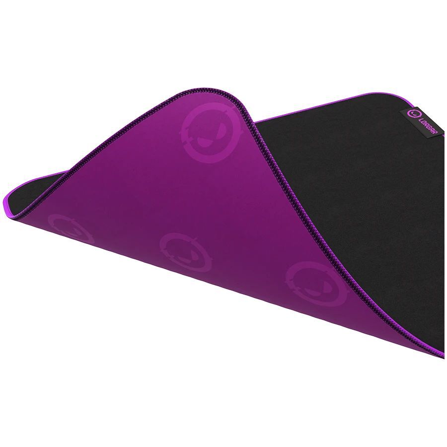 LORGAR Main 313 Egérpad Black/Purple